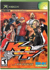 King of Fighters Maximum Impact Maniax Xbox US box art